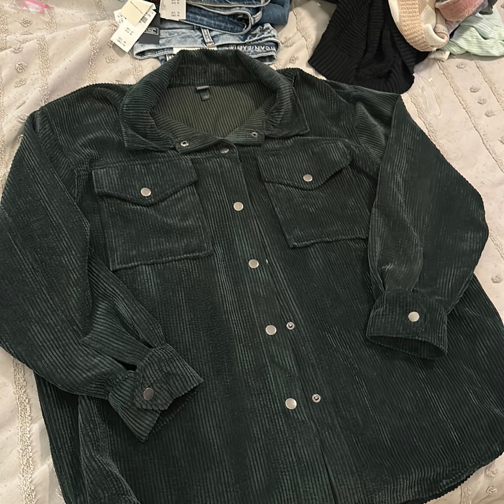 Wild fable corduroy shacket